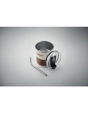 Gobelet publicitaire simple paroi 260 ml MATE Couleurs : beige Matières : acier inoxydable recyclé cadeau client original