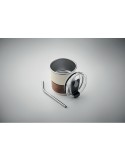 Gobelet publicitaire simple paroi 260 ml MATE Couleurs : beige Matières : acier inoxydable recyclé cadeau entreprise pas cher