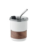 Gobelet publicitaire simple paroi 260 ml MATE Couleurs : blanc Matières : acier inoxydable recyclé goodies publicitaire événemen