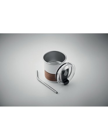 Gobelet publicitaire simple paroi 260 ml MATE Couleurs : blanc Matières : acier inoxydable recyclé personnalisation sur mesure