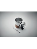Gobelet publicitaire simple paroi 260 ml MATE Couleurs : blanc Matières : acier inoxydable recyclé personnalisation sur mesure