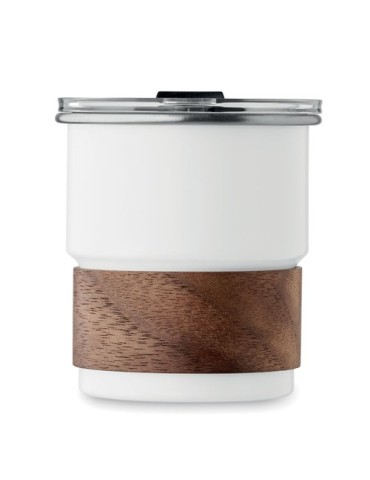 Gobelet publicitaire simple paroi 260 ml MATE Couleurs : blanc Matières : acier inoxydable recyclé personnalisable avec votre lo