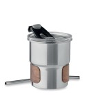Gobelet publicitaire simple paroi 260 ml MATE Couleurs : argenté mat Matières : acier inoxydable recyclé marquage laser ultra pr