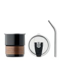 Gobelet publicitaire simple paroi 260 ml MATE Couleurs : noir Matières : acier inoxydable recyclé goodies entreprise design