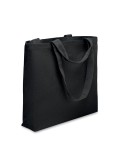 Sac de plage  en toile 320 gr/m² MALDI BEACH Matières : coton recyclé Couleurs : noir