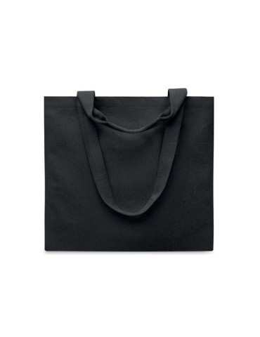 Sac de plage  en toile 320 gr/m² MALDI BEACH Matières : coton recyclé Couleurs : noir 2