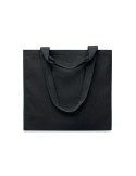 Sac de plage  en toile 320 gr/m² MALDI BEACH Matières : coton recyclé Couleurs : noir cadeau collaborateur premium