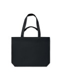 Sac de plage  en toile 320 gr/m² MALDI BEACH Matières : coton recyclé Couleurs : noir cadeau client original