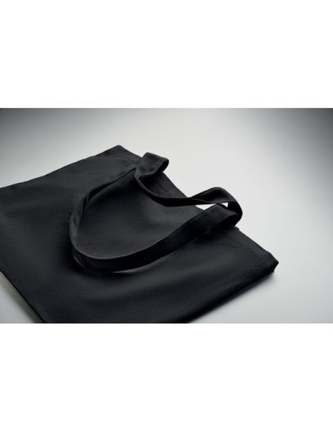 Sac de plage  en toile 320 gr/m² MALDI BEACH Matières : coton recyclé Couleurs : noir cadeau affaires élégant