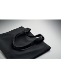 Sac de plage  en toile 320 gr/m² MALDI BEACH Matières : coton recyclé Couleurs : noir cadeau affaires élégant