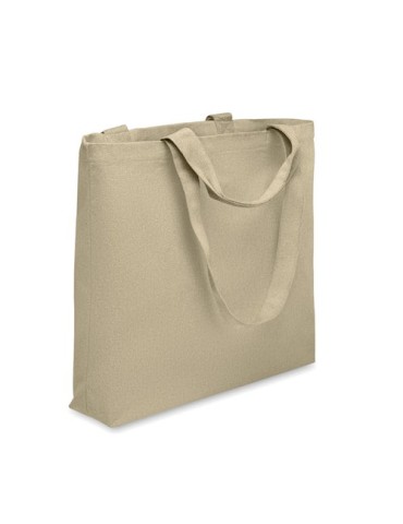 Sac de plage  en toile 320 gr/m² MALDI BEACH Matières : coton recyclé Couleurs : kaki cadeau entreprise pas cher
