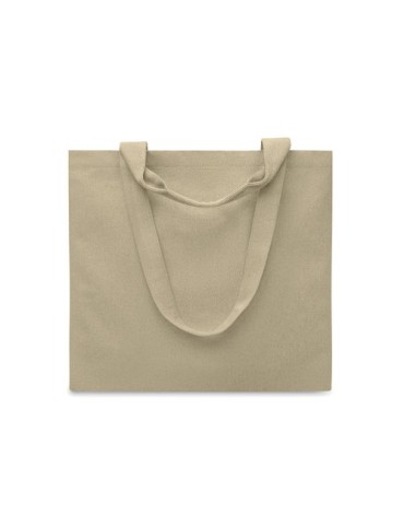 Sac de plage  en toile 320 gr/m² MALDI BEACH Matières : coton recyclé Couleurs : kaki personnalisation rapide en France