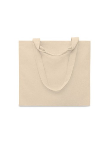 Sac de plage  en toile 320 gr/m² MALDI BEACH Matières : coton recyclé Couleurs : beige objet promotionnel éco-responsable