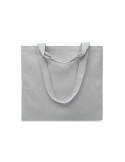 Sac de plage  en toile 320 gr/m² MALDI BEACH Matières : coton recyclé Couleurs : gris marquage laser ultra précis