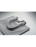 Sac de plage  en toile 320 gr/m² MALDI BEACH Matières : coton recyclé Couleurs : gris marquage couleur éclatante