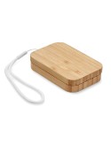 Chargeur sans fil  15W en bambou CHARGOO Matières : bambou Couleurs : bois cadeau entreprise pas cher