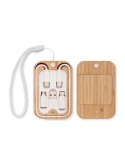 Chargeur sans fil  15W en bambou CHARGOO Matières : bambou Couleurs : bois marquage laser ultra précis