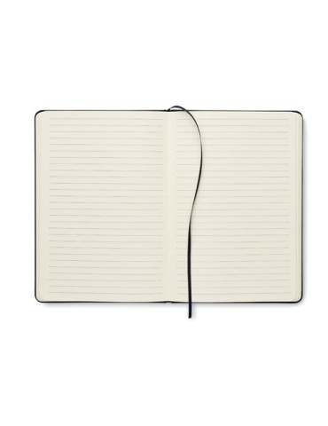 Carnet A5 RPET  avec stylo NOTA Matières : papier recyclé Couleurs : noir cadeau entreprise pas cher