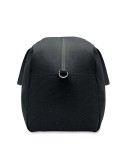 Sac de voyage publicitaire 450 gr/m² en couleur DUFFAS Matières : coton recyclé Couleurs : noir objet promotionnel éco-responsab