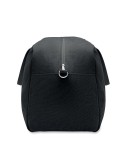 Sac de voyage publicitaire 450 gr/m² en couleur DUFFAS Matières : coton recyclé Couleurs : noir impression logo haute qualité