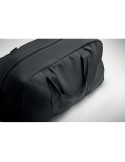 Sac de voyage publicitaire 450 gr/m² en couleur DUFFAS Matières : coton recyclé Couleurs : noir goodies publicitaire durable