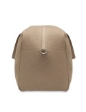 Sac de voyage publicitaire 450 gr/m² en couleur DUFFAS Matières : coton recyclé Couleurs : kaki marquage laser ultra précis