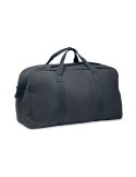 Sac de voyage publicitaire 450 gr/m² en couleur DUFFAS Matières : coton recyclé Couleurs : bleu marine personnalisable avec votr
