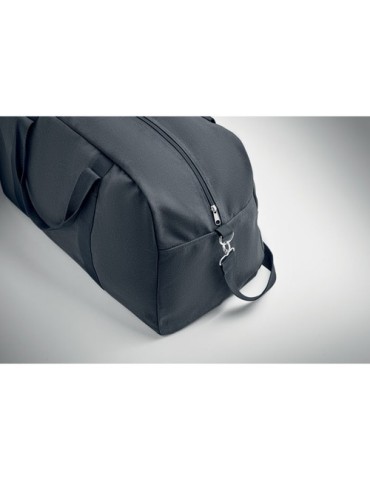 Sac de voyage publicitaire 450 gr/m² en couleur DUFFAS Matières : coton recyclé Couleurs : bleu marine goodies personnalisé en s