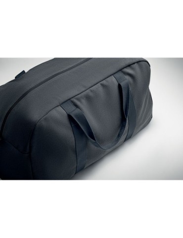 Sac de voyage publicitaire 450 gr/m² en couleur DUFFAS Matières : coton recyclé Couleurs : bleu marine goodies publicitaire évén