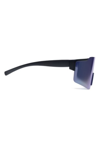 Lunettes de sport miroirs personnalisées SHINE Matières : Polycarbonate (PC) Couleurs : bleu marquage laser ultra précis