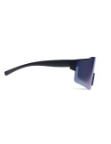 Lunettes de sport miroirs personnalisées SHINE Matières : Polycarbonate (PC) Couleurs : bleu marquage laser ultra précis