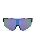 Lunettes de sport miroirs personnalisées SHINE Matières : Polycarbonate (PC) Couleurs : bleu personnalisation rapide en France