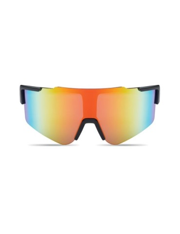 Lunettes de sport miroirs personnalisées SHINE Matières : Polycarbonate (PC) Couleurs : multicolore impression logo haute qualit