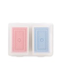 Set de cartes à jouer publicitaire personnalisées PLAYCARD Matières : papier Couleurs : transparent personnalisable avec votre l
