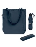 Parapluie 21'' personnalisé et Tote bag  SEATTLE Matières : métal Couleurs : bleu