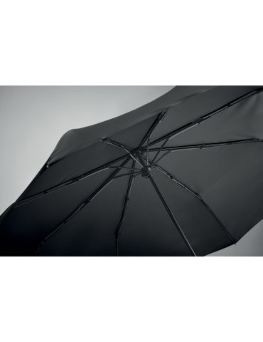Parapluie 21'' personnalisé et Tote bag  SEATTLE Matières : métal Couleurs : noir personnalisation rapide en France