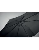 Parapluie 21'' personnalisé et Tote bag  SEATTLE Matières : métal Couleurs : noir personnalisation rapide en France
