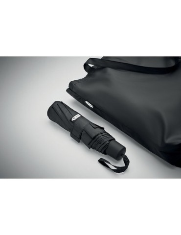 Parapluie 21'' personnalisé et Tote bag  SEATTLE Matières : métal Couleurs : noir objet promo petit budget