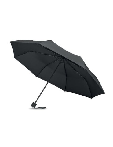 Parapluie 21'' personnalisé et Tote bag  SEATTLE Matières : métal Couleurs : noir personnalisable avec votre logo