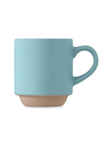 Mug en céramique publicitaire 170 ml - CERACK Matières : grès Couleurs : bleu pétrole 2