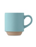Mug en céramique publicitaire 170 ml - CERACK Matières : grès Couleurs : bleu pétrole cadeau collaborateur premium