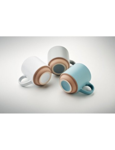 Mug en céramique publicitaire 170 ml - CERACK Matières : grès Couleurs : bleu pétrole cadeau client original