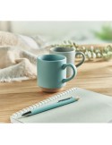 Mug en céramique publicitaire 170 ml - CERACK Matières : grès Couleurs : bleu pétrole personnalisation sur mesure