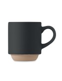 Mug en céramique publicitaire 170 ml - CERACK Matières : grès Couleurs : noir livraison express 24h 48h
