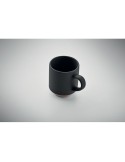 Mug en céramique publicitaire 170 ml - CERACK Matières : grès Couleurs : noir objet promo petit budget