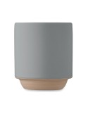 Mug en céramique publicitaire 170 ml - CERACK Matières : grès Couleurs : gris objet publicitaire robuste