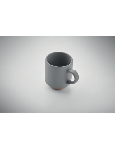 Mug en céramique publicitaire 170 ml - CERACK Matières : grès Couleurs : gris goodies publicitaire événementiel