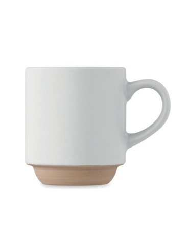 Mug en céramique publicitaire 170 ml - CERACK Matières : grès Couleurs : blanc personnalisation rapide en France