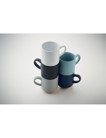 Mug en céramique publicitaire 170 ml - CERACK Matières : grès Couleurs : blanc marquage laser ultra précis