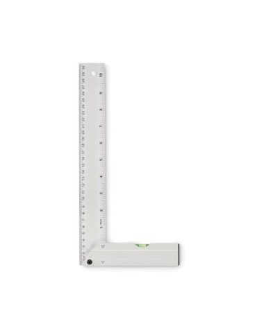 Équerre en aluminium  30 cm MEJURE Matières : aluminium Couleurs : argenté cadeau entreprise pas cher